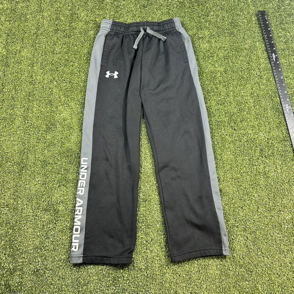 Under Armour Grey Athletic Pants Youth Boys XS